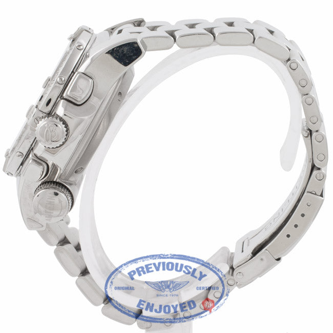 Breitling Emergency Mission Chronograph Blue Dial Stainless Steel A7332211/C714 HAJGM6 - Beverly Hills Watch Store