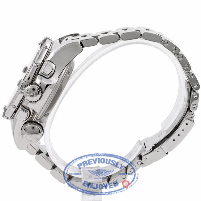 Breitling Emergency Mission Stainless Steel White Dial Chronograph A73322 46HTIC - Beverly Hills Watch Company Watch Store