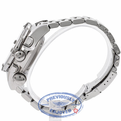 Breitling Emergency Mission Stainless Steel White Dial Chronograph A73322 46HTIC - Beverly Hills Watch Company Watch Store