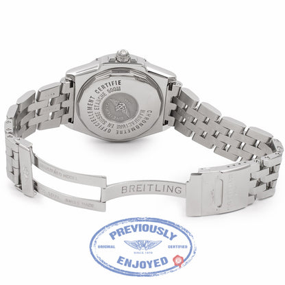 Breitling Headwind Stainless Steel Blue Dial A45355 GPTXVV - Beverly Hills Watch Company Watch Store