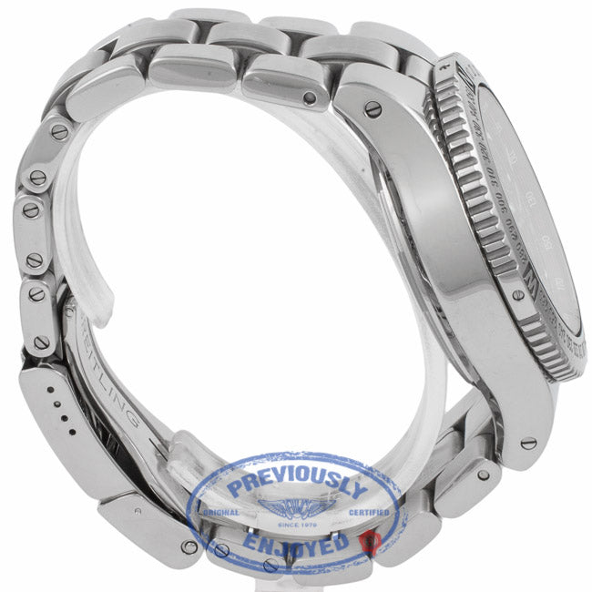 Breitling Hercules Stainless Steel Black Dial A39362 45NTIG - Beverly Hills Watch Company Watch Store