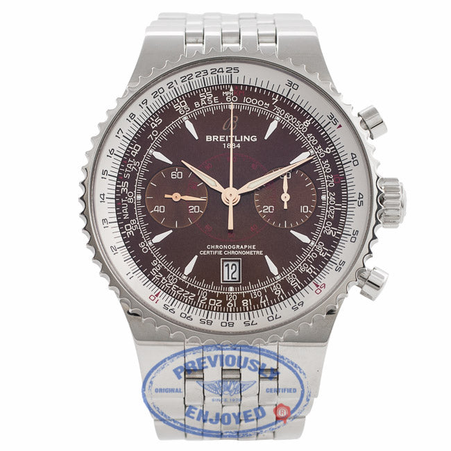 Breitling Montbrillant Legende 47MM Stainless Steel Bronze Dial A2334021/Q548 MIH5DN - Beverly Hills Watch Company Watch Store