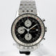 Breitling Old Navitimer Stainless Steel Bracelet Black Dial White Sub Dials Automatic Chronograph Watch A13022