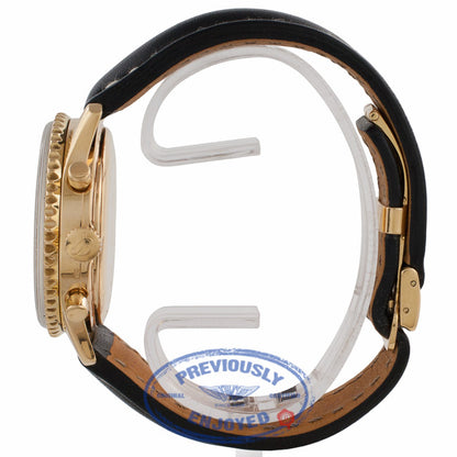 Breitling Navitimer Montbrilliant Blue Angels 38MM 18k Rose Gold Silver Dial H30030.1 EX4JNK - Beverly Hills Watch Company Watch Store