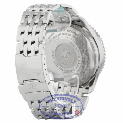 Breitling Navitimer World 46mm Stainless Steel Bracelet Black Dial A2432212/B726 C6ZYUQ - Beverly Hills Watch Company