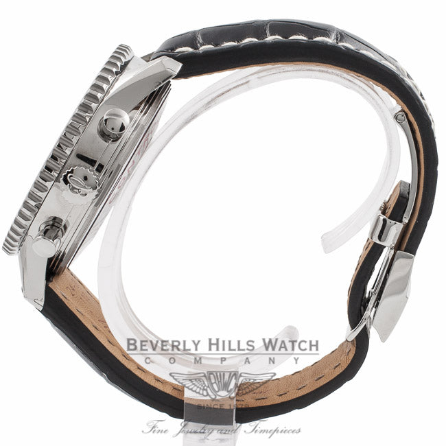 Breitling Navitimer World Stainless Steel Black Dial A2432212/B726 2KQW1Q - Beverly Hills Watch Company Watch Store