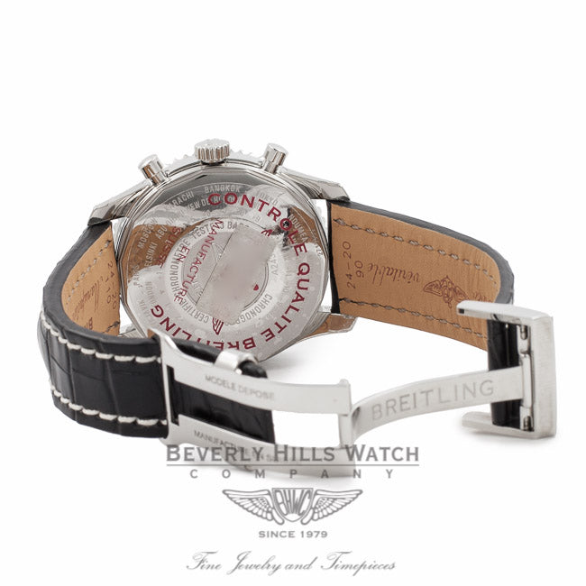 Breitling Navitimer World Stainless Steel Black Dial A2432212/B726 2KQW1Q - Beverly Hills Watch Company Watch Store