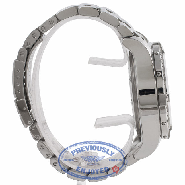 Breitling Aeromarine Super Avenger Stainless Steel White Dial A1337011/A660 RZM7W9 - Beverly Hills Watch Store