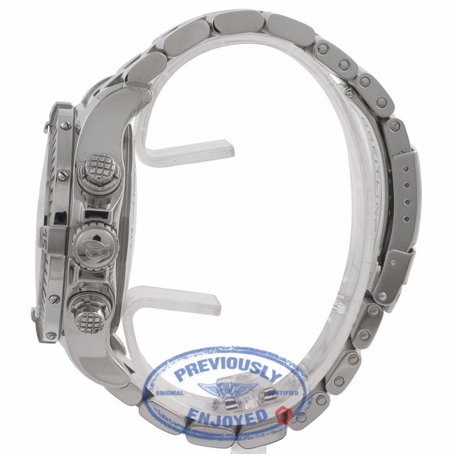 Breitling Aeromarine Super Avenger Stainless Steel White Dial A1337011/A660 RZM7W9 - Beverly Hills Watch Store