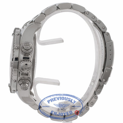 Breitling Aeromarine Super Avenger Stainless Steel White Dial A1337011/A660 RZM7W9 - Beverly Hills Watch Store