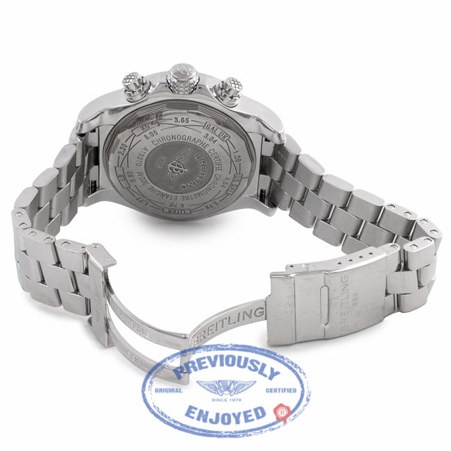 Breitling Super Avenger Chronograph 48MM Stainless Steel Automatic Black Dial A1337011/B907 05WMFD - Beverly Hills Watch Company Watch Store