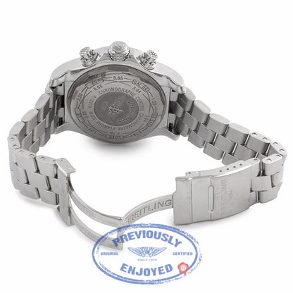 Breitling Super Avenger Chronograph 48MM Stainless Steel Automatic Black Dial A1337011/B907 05WMFD - Beverly Hills Watch Company Watch Store