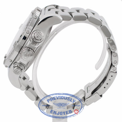 Breitling Super Avenger 48MM Chronograph White Dial A1337011/A660 A6J63U - Beverly Hills Watch Company Watch Store