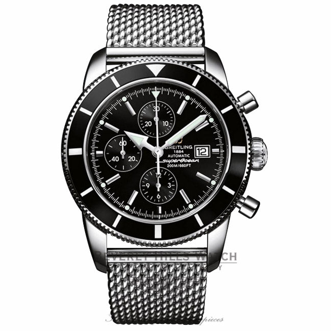 Breitling Superocean Heritage 44mm Chronograph Black Dial Automatic A1332024/B908 HQEH5E- Beverly Hills Watch Company Watch Store