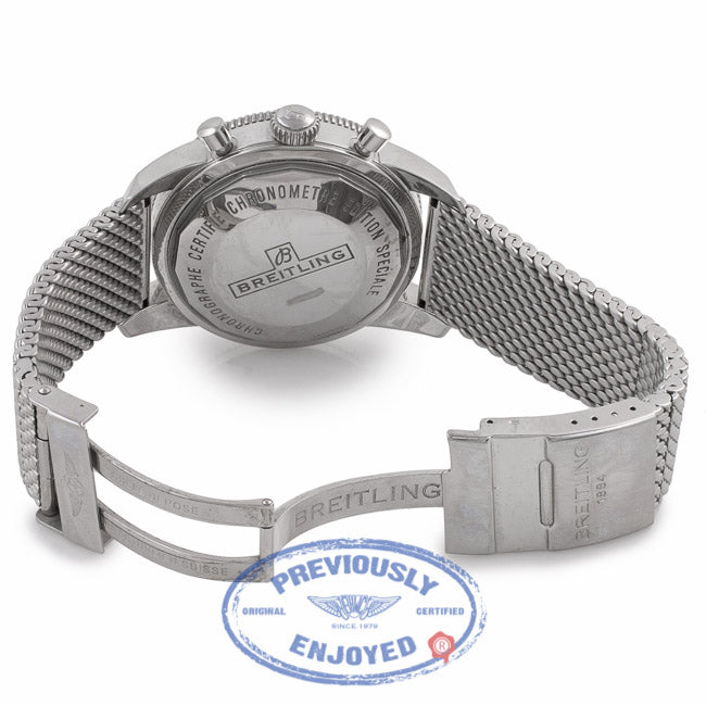 Breitling Super Ocean Heritage Chronograph Stainless Steel 46MM Bronze Dial & Bezel Bracelet A1332033 MXC02C - Beverly Hills Watch Company Watch Store