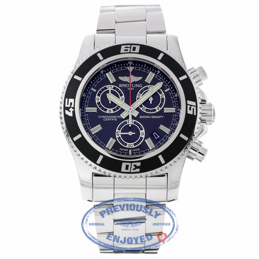 Breitling Superocean Chronograph M2000 Black Dial A73310A8/BB73 79AN41 - Beverly Hills Watch Company