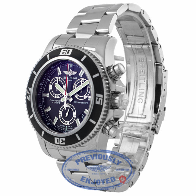 Breitling Superocean Chronograph M2000 Black Dial A73310A8/BB73 79AN41 - Beverly Hills Watch Company