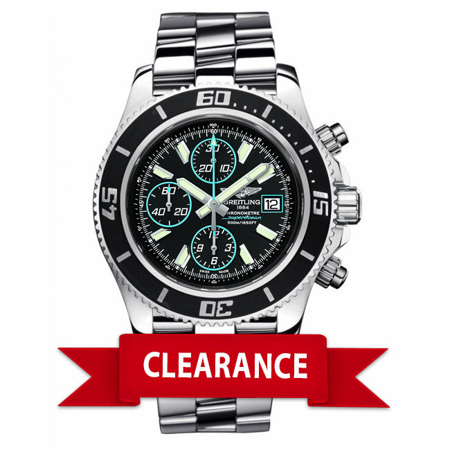 Breitling Superocean Chronograph II Stainless Steel Abyss Blue Second Hand A13341A8/BA83 CJPBBB - Beverly Hills Watch Company Watch Store