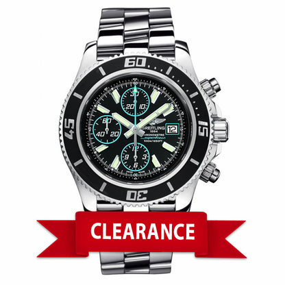 Breitling Superocean Chronograph II Stainless Steel Abyss Blue Second Hand A13341A8/BA83 CJPBBB - Beverly Hills Watch Company Watch Store