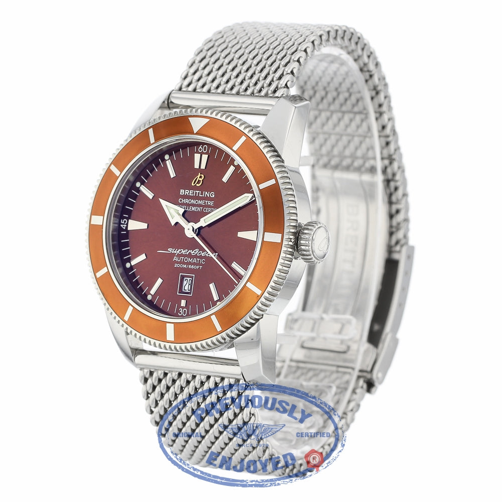 Breitling Superocean Heritage 46mm Bronze Dial A1732033/Q524 E0V4DJ - Beverly Hills Watch