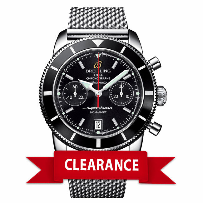 Breitling Superocean Heritage Chronograph 44MM Black Dial A2337024/BB81 4SQ2YF - Beverly Hills Watch Company Watch Store