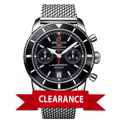 Breitling Superocean Heritage Chronograph 44MM Black Dial A2337024/BB81 4SQ2YF - Beverly Hills Watch Company Watch Store