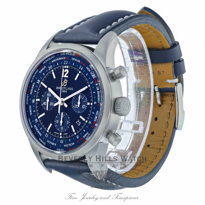Breitling Transocean Chronograph Unitime 46MM AB0510U9/C879-101X D681FT - Beverly Hills Watch Company