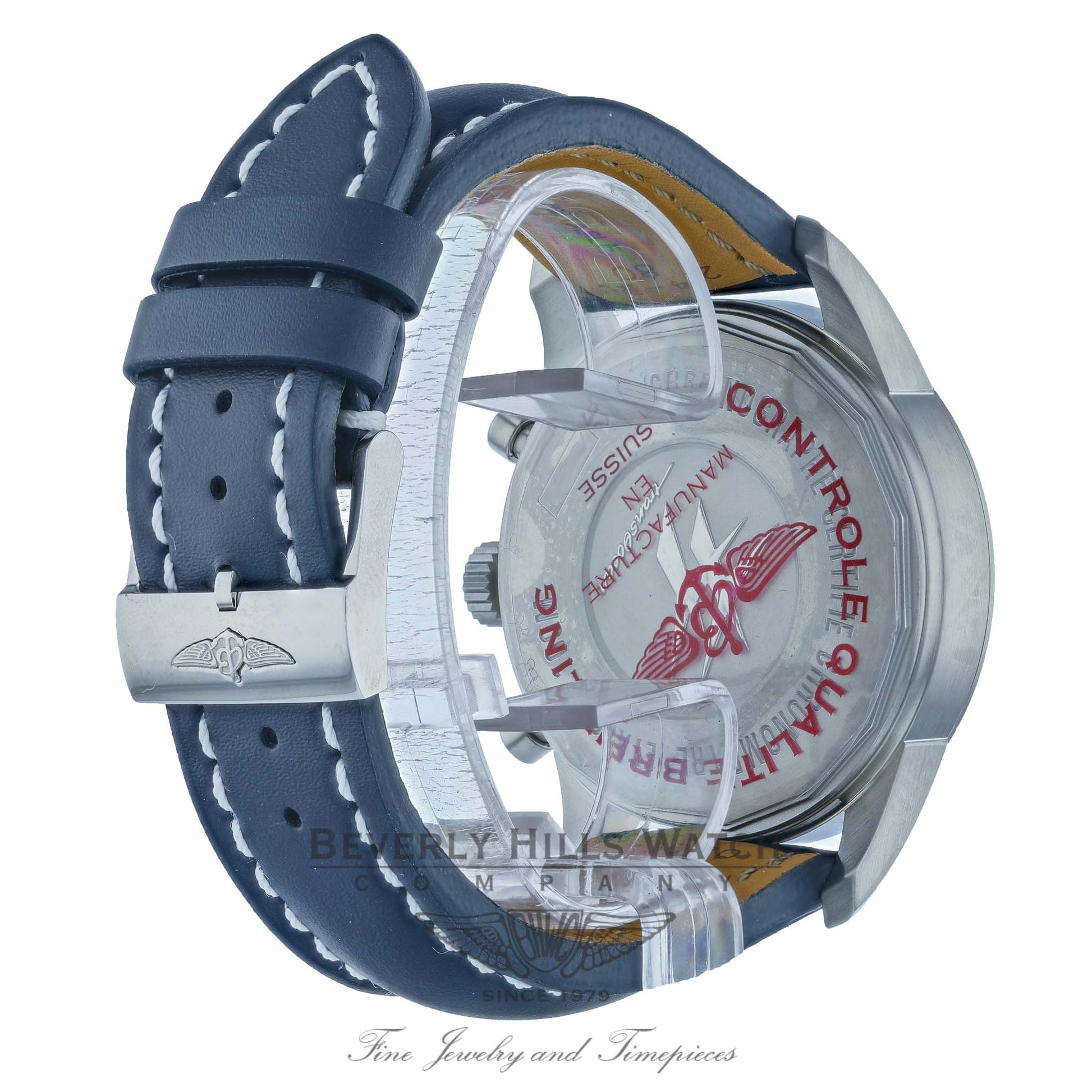 Breitling Transocean Chronograph Unitime 46MM AB0510U9/C879-101X D681FT - Beverly Hills Watch Company