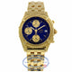 Breitling Windrider chronomat 40mm Customized Blue Dial Gold Sub-Dials K13048 4U2Z3W - Beverly Hills Watch Company