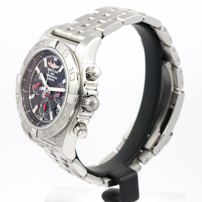 Bretling B01 Stainless Steel Black Dial Chronograph Limited Watch AB011110/BA50 Beverly Hills Watch Company Watches