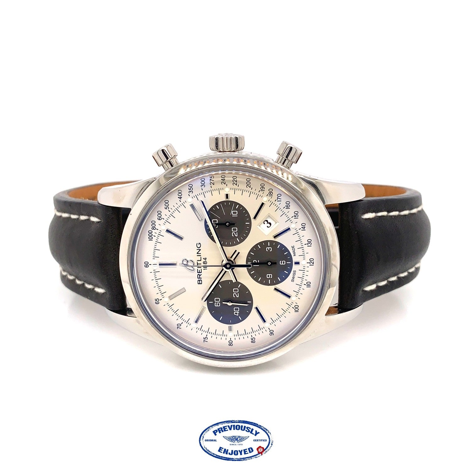 Breitling Transocean 01 Chronograph 43mm Stainless Steel AB015212/G724/436X L6XQXM