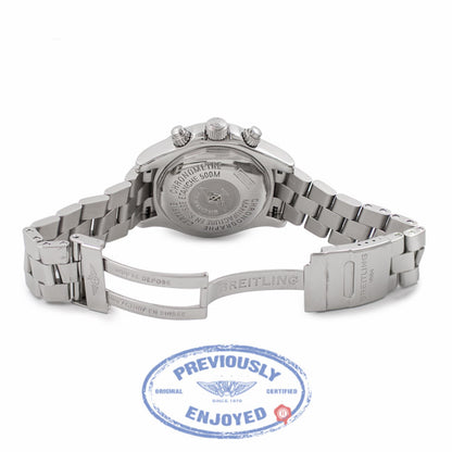 Breitling Chronograph Superocean 42MM Stainless Steel Black Dial A1334011 25ZRCY - Beverly Hills Watch Company Watch Store