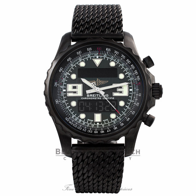 Breitling Chronospace Black Steel Limited Edition M7836522/L521 - Beverly Hills Watch Company Watch Store