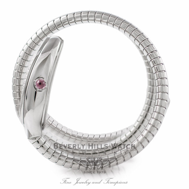 Bulgari Serpenti Stainless Steel Double Wrap SP35C6SDS.2T HA4E4U - Beverly Hills Watch Company Watch Store