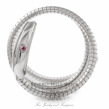 Bulgari Serpenti Stainless Steel Double Wrap SP35C6SDS.2T HA4E4U - Beverly Hills Watch Company Watch Store