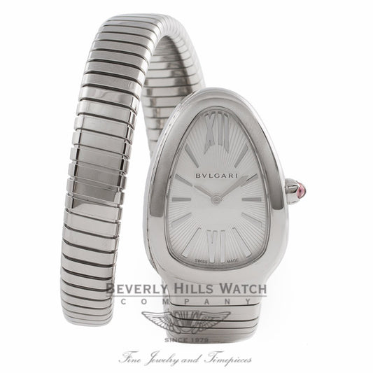 Bvlgari Serpenti Single Twirl 35MM Stainless Steel SP35C6SS.1T U0CA76 - Beverly Hills Watch Company