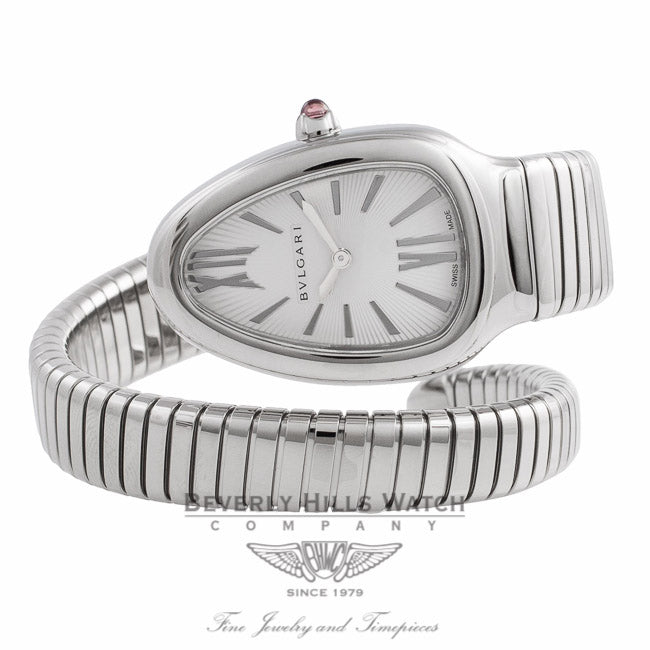 Bvlgari Serpenti Single Twirl 35MM Stainless Steel SP35C6SS.1T V1YRKQ - Beverly Hills Watch Store