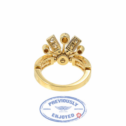 Bulgari Yellow Gold and Diamond Ring 345849 3F4JYN