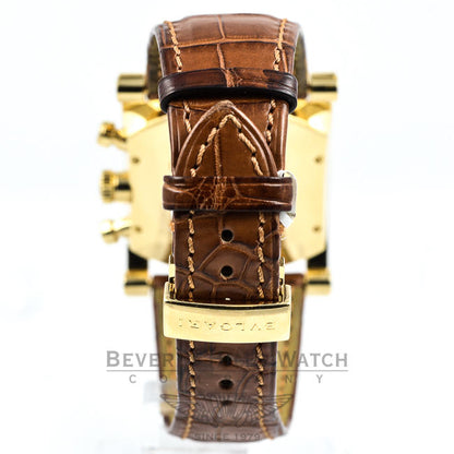 Bulgari Assioma 48mm Chronograph Yellow Gold Watch AA48C13GLDCH Beverly Hills Watch Company Watch Store