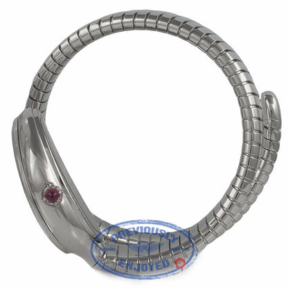 Bulgari Serpenti Diamond Bezel Stainless Steel 35MM SP35C6SDS.1T UXVJMB - Beverly Hills Watch Company Watch Store