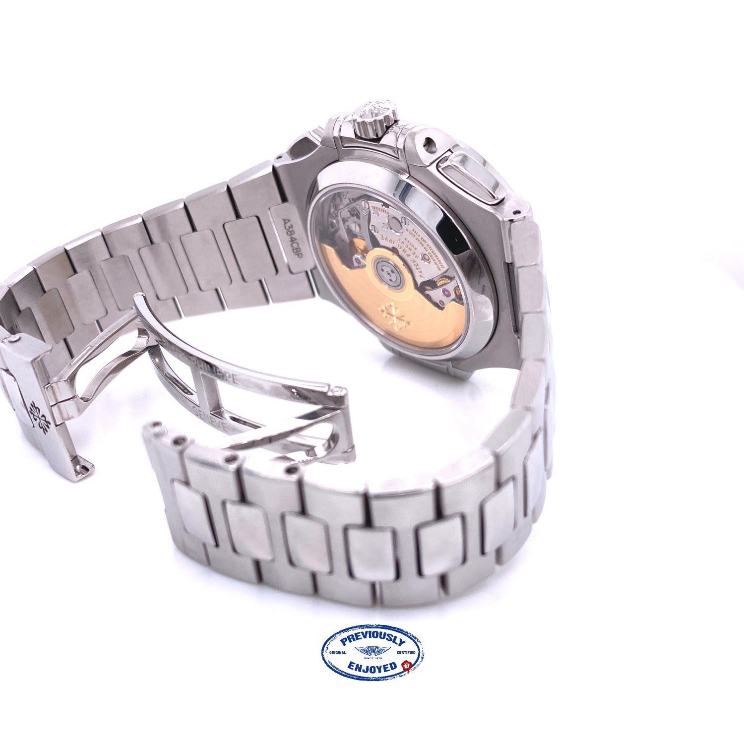 Patek Philippe Nautilus Chronograph Blue Dial Stainless Steel 5980/1A-001 C7434K - Beverly Hills Watch Company