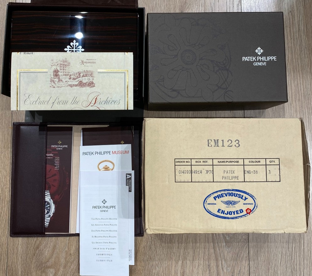 Patek Philippe Nautilus Chronograph Blue Dial Stainless Steel 5980/1A-001 C7434K - Beverly Hills Watch Company