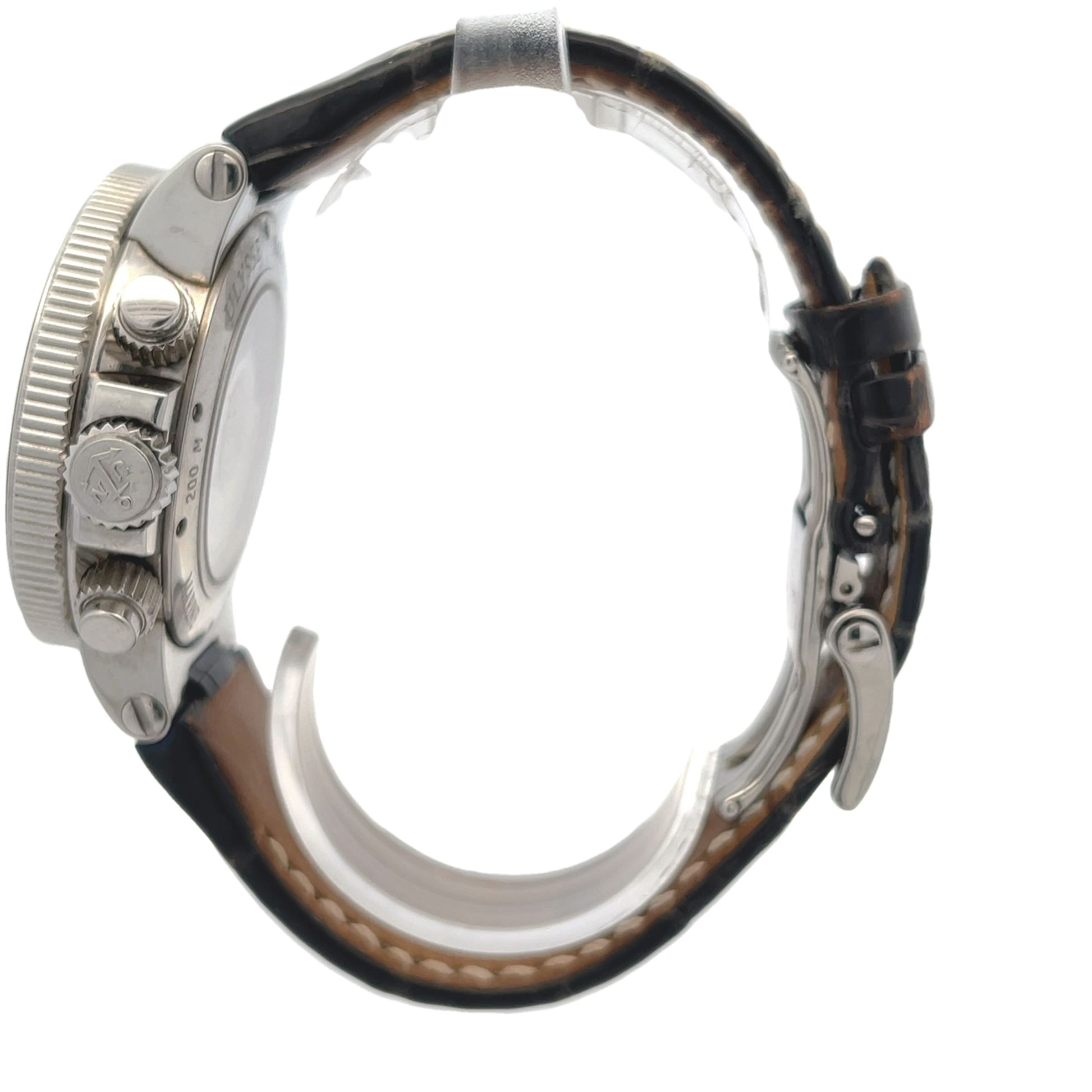 Ulysse Nardin Maxi Marine Chronograph 41mm Blue Dial 353-661-323 - Beverly Hills Watch Company