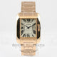 Cartier Tank Anglaise Medium 18K Rose Gold Bracelet Silver Roman Dial Automatic Watch W5310003 Beverly Hills Watch Company Watches