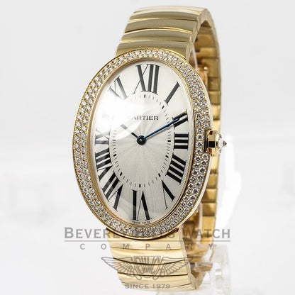 Cartier Baignoire 18K Yellow Gold Case/Bracelet Manual Wind Silver Roman Dial WB520021 Beverly Hills Watch Company Watches