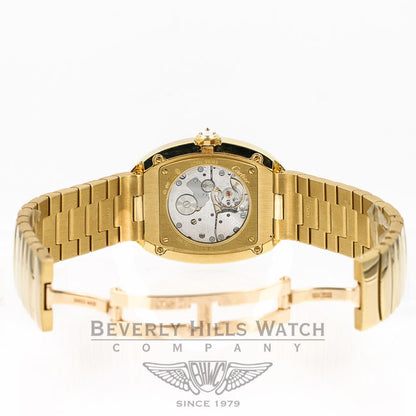 Cartier Baignoire 18K Yellow Gold Case/Bracelet Manual Wind Silver Roman Dial WB520021 Beverly Hills Watch Company Watches
