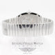 Cartier Baignoire Large 18K White Gold Bracelet Double Row Diamond Bezel Silver Diamond Bezel Watch WB520010 Beverly Hills Watch Company Watches