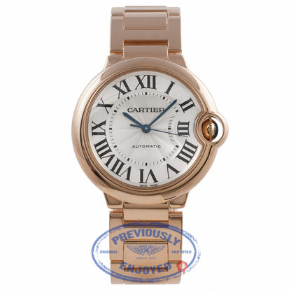 Cartier Ballon Bleu Medium 36mm Rose Gold W69004Z2 DPZR0F - Beverly Hills Watch Company Watch Store