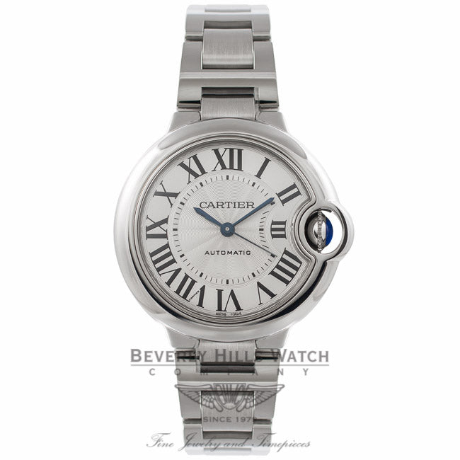 Cartier Ballon Bleu 33MM Stainless Steel Automatic W6920071 3GAVAA - Beverly Hills Watch Company Watch Store