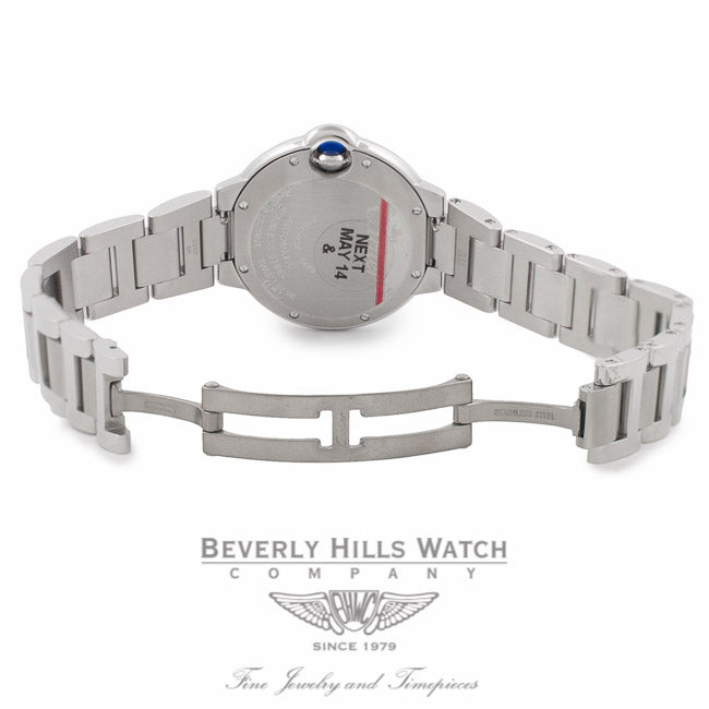 Cartier Ballon Bleu 33MM Stainless Steel Automatic W6920071 3GAVAA - Beverly Hills Watch Company Watch Store